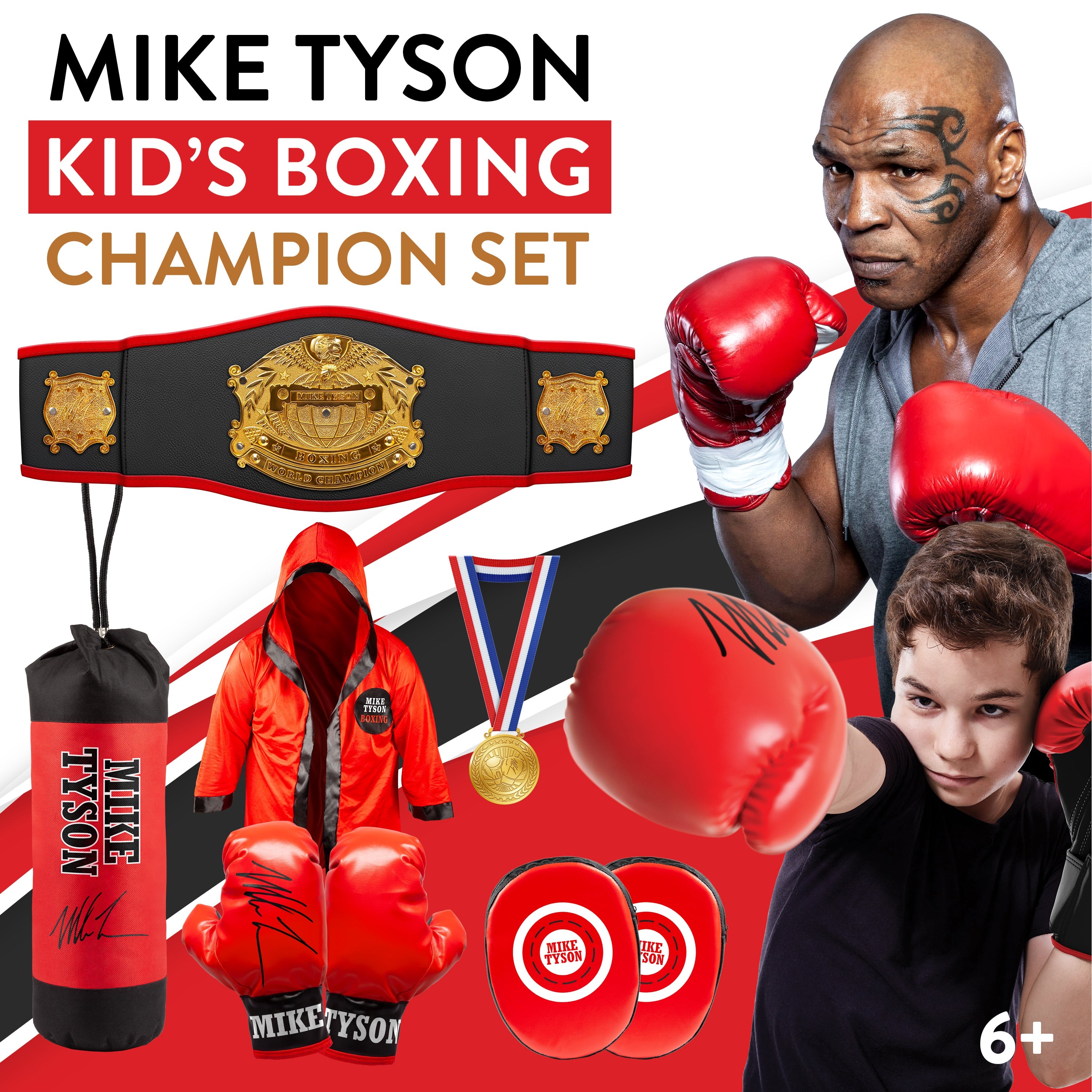 mike tyson boxing gear Kids Champion Set – World Tech Toys Bitte Größe wählen::250 g maorika im Glas MGO 550+ AmiAmi [Character & Hobby Combining exercise and play Cycling Vests