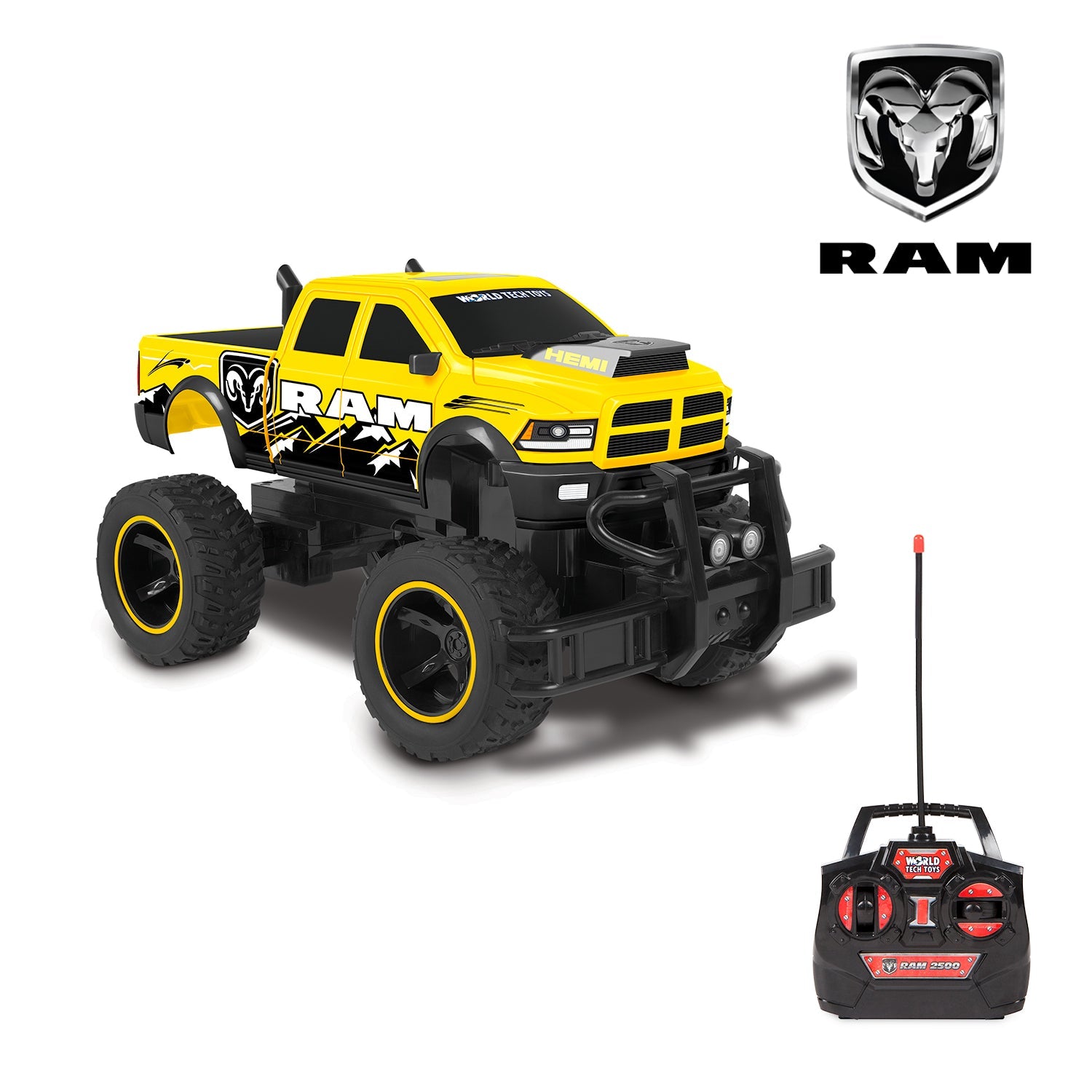 Dodge Ram 1:14 RTR RC Monster Truck – World Tech Toys