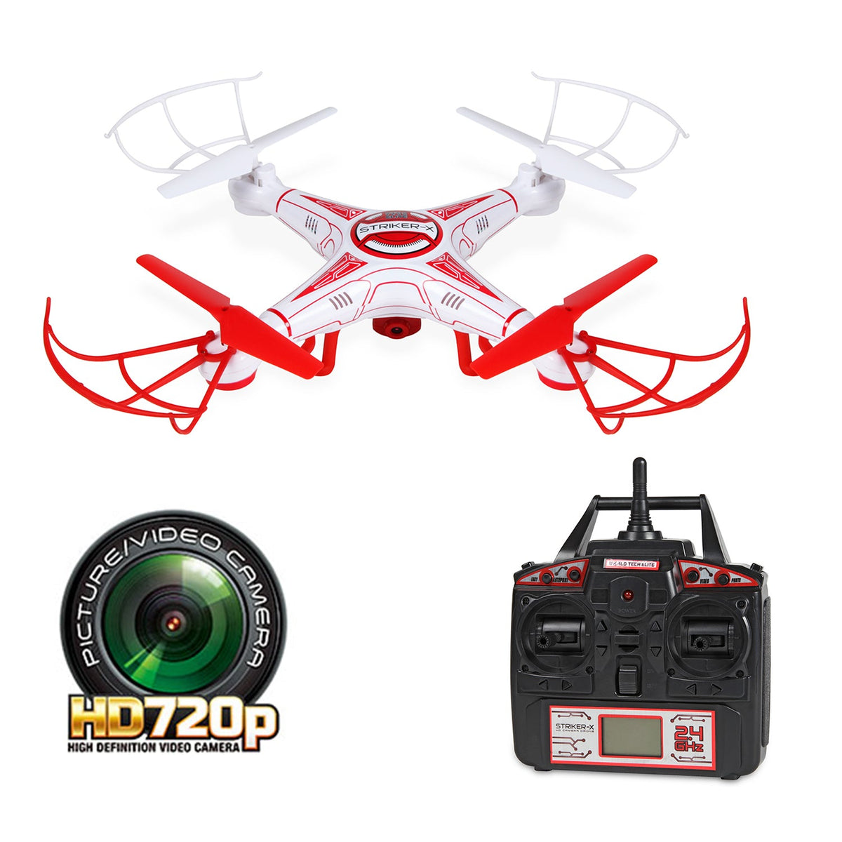 Glow in the dark striker x hd camera drone on sale