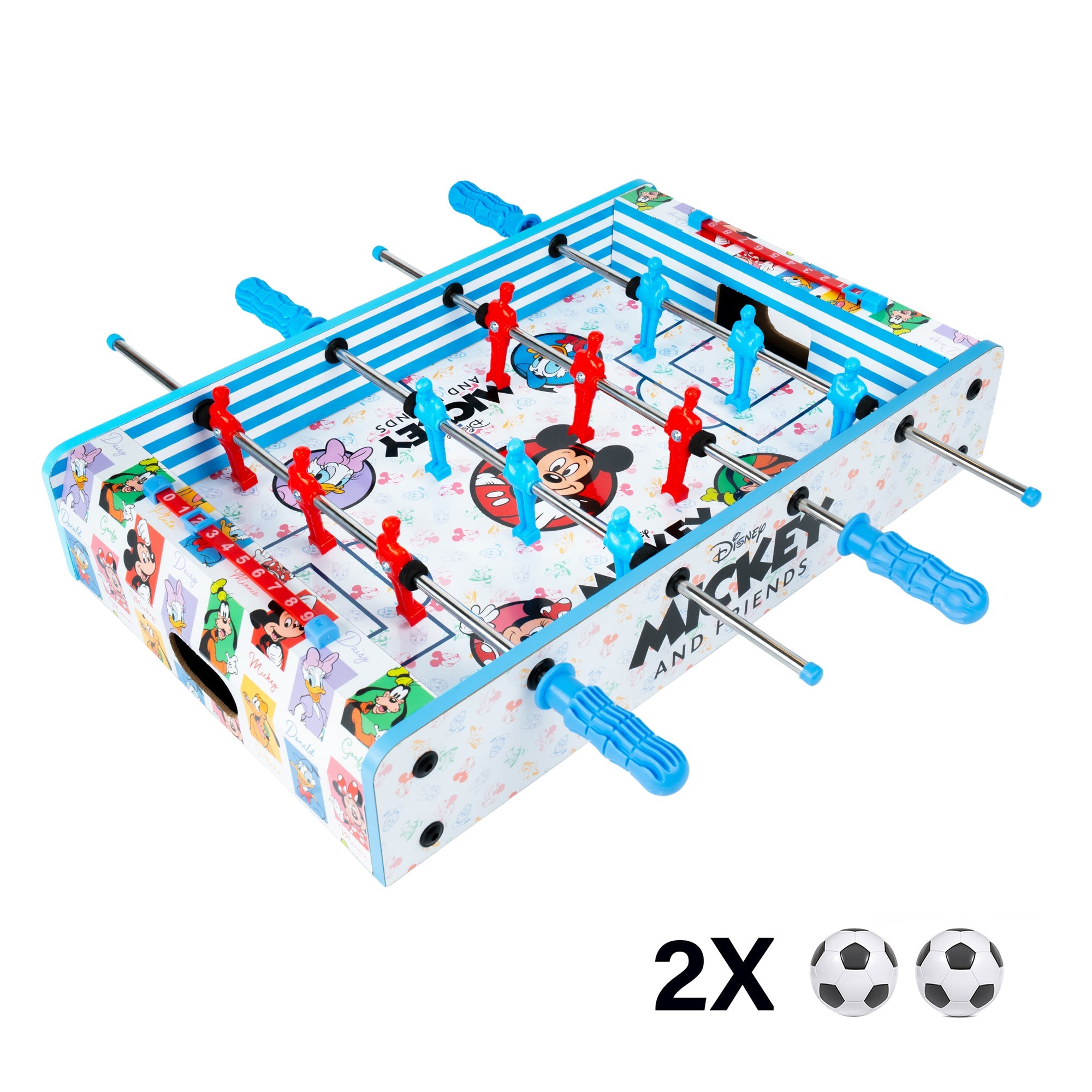 Mickey Mouse Wooden Tabletop Foosball Game