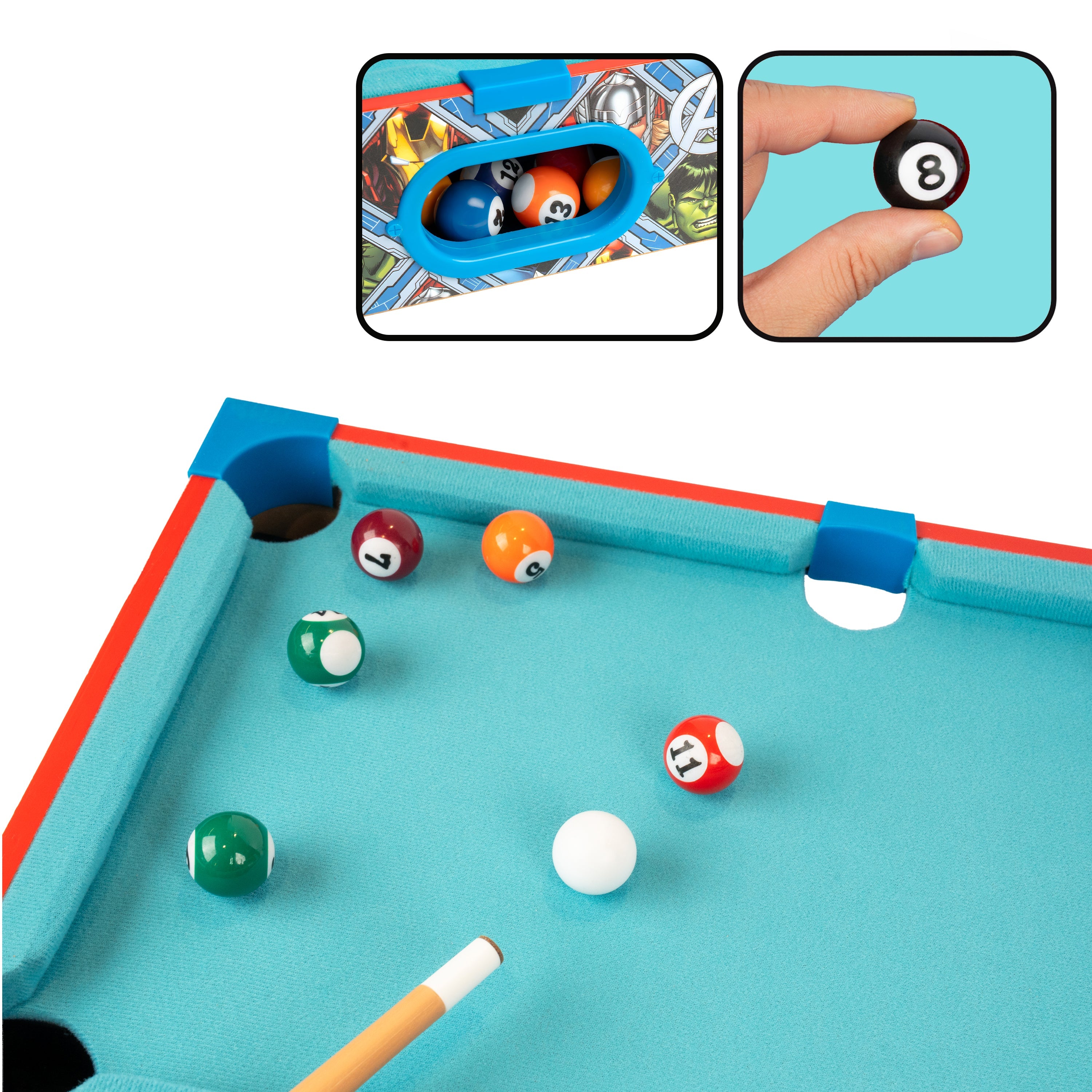 Avengers Tabletop Pool Table
