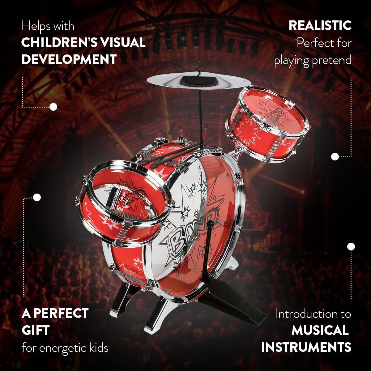その他 BIG BANG / Modern Drums & Percussion Big Band Drum Set | HobbyTron™ – World Tech Toys