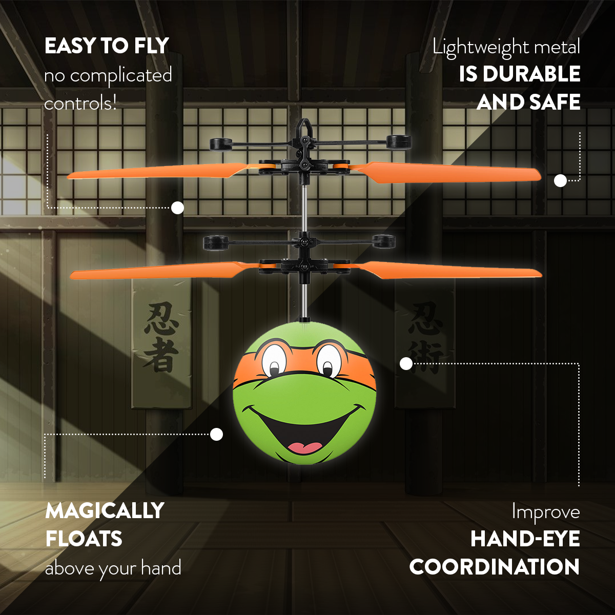 TMNT Michelangelo Heli Ball
