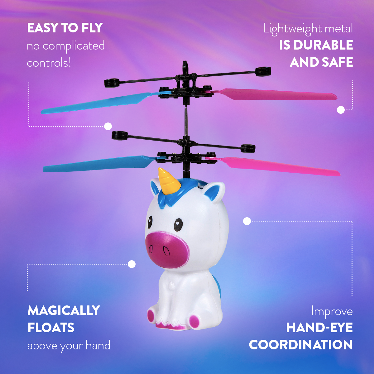 Unicornio Ovni Cabeza Grande
