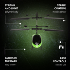 Hornet Glow in the Dark Remote Control IR Helicopter
