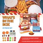 Burger Shop with Cash Register Playset