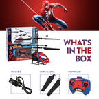 Helicóptero de control remoto de 2 canales de Spider-Man