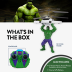 Figura voladora de Hulk teledirigida