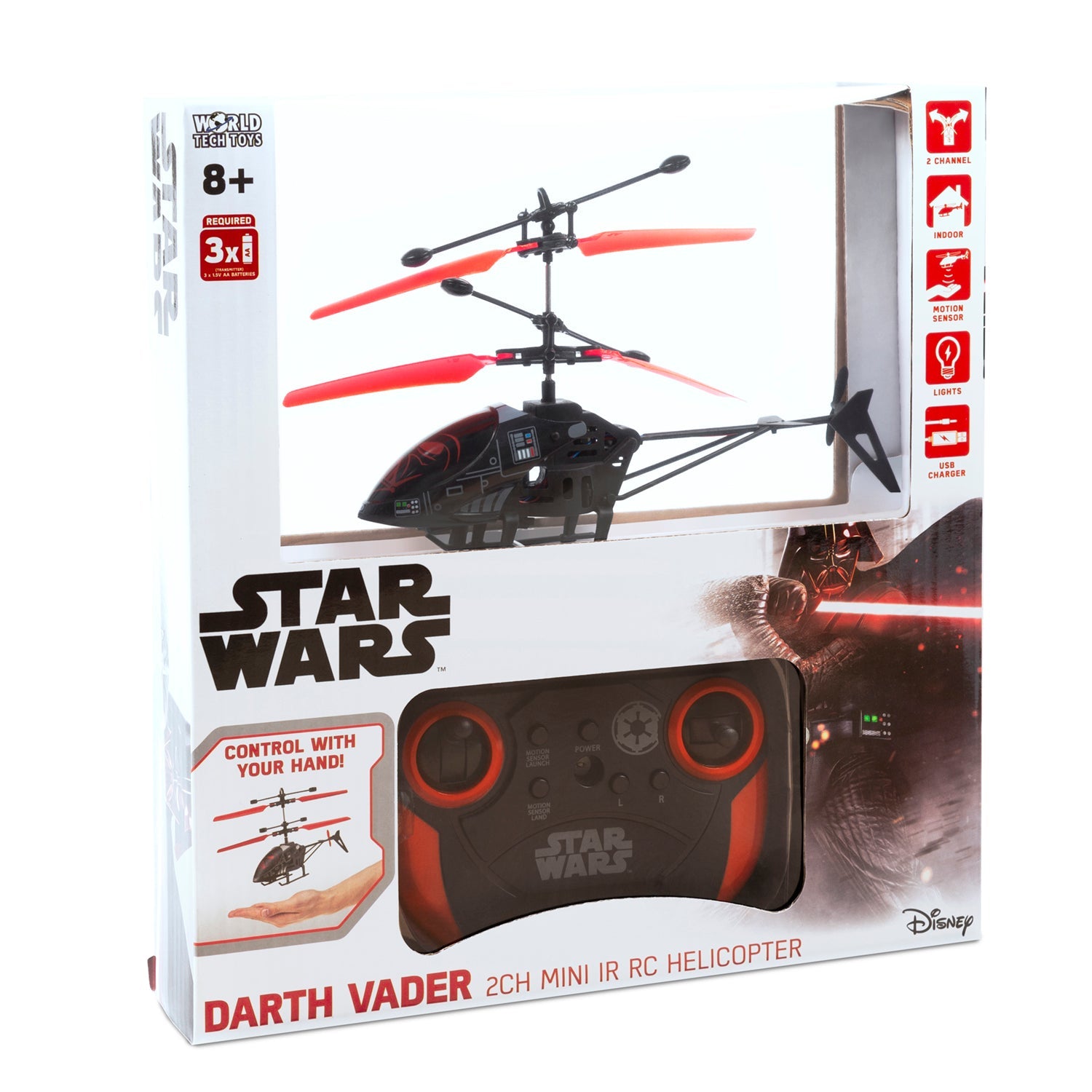 Darth Vader 2ch Remote Control IR Helicopter