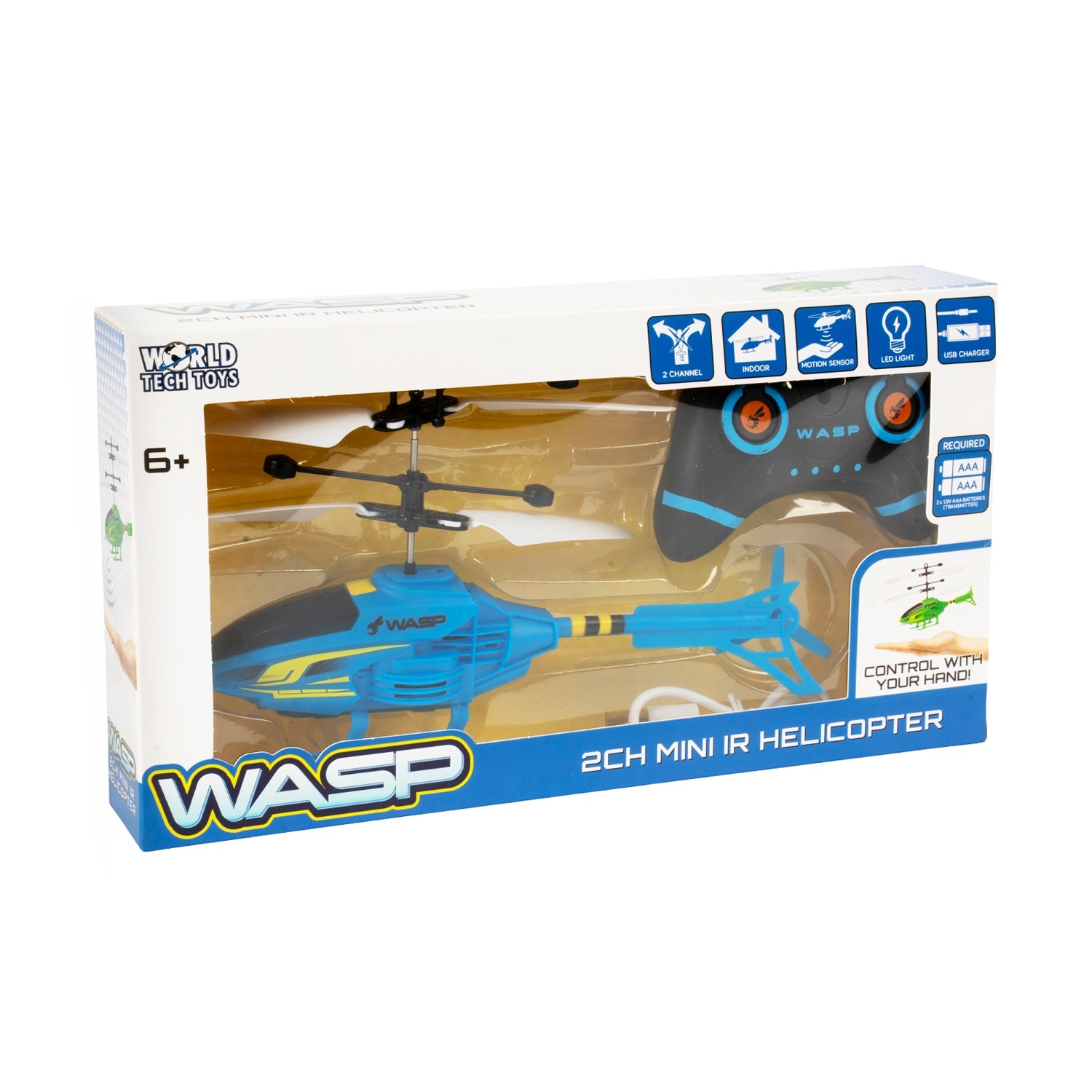 Wasp 2CH Mini IR Motion Sensing Helicopter