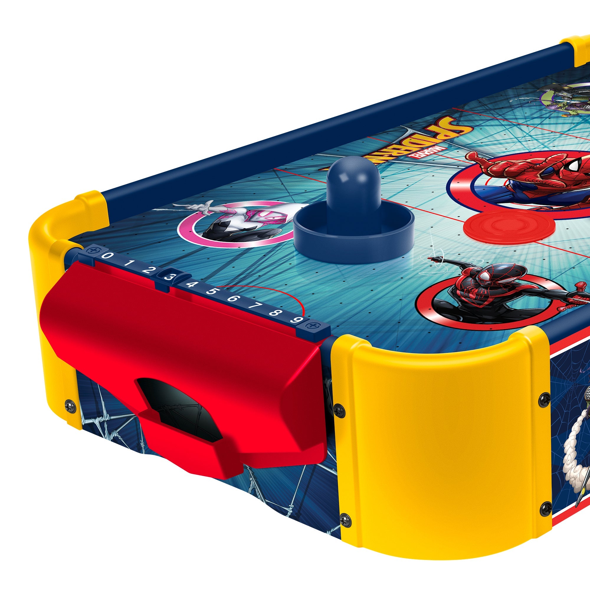 Spider-Man Wooden Electronic Tabletop Air Hockey
