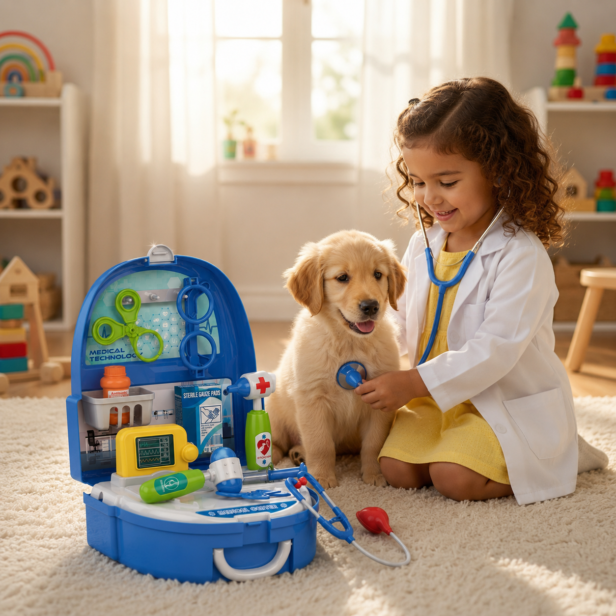 Medical Center Play Center Playset (16 pieces)