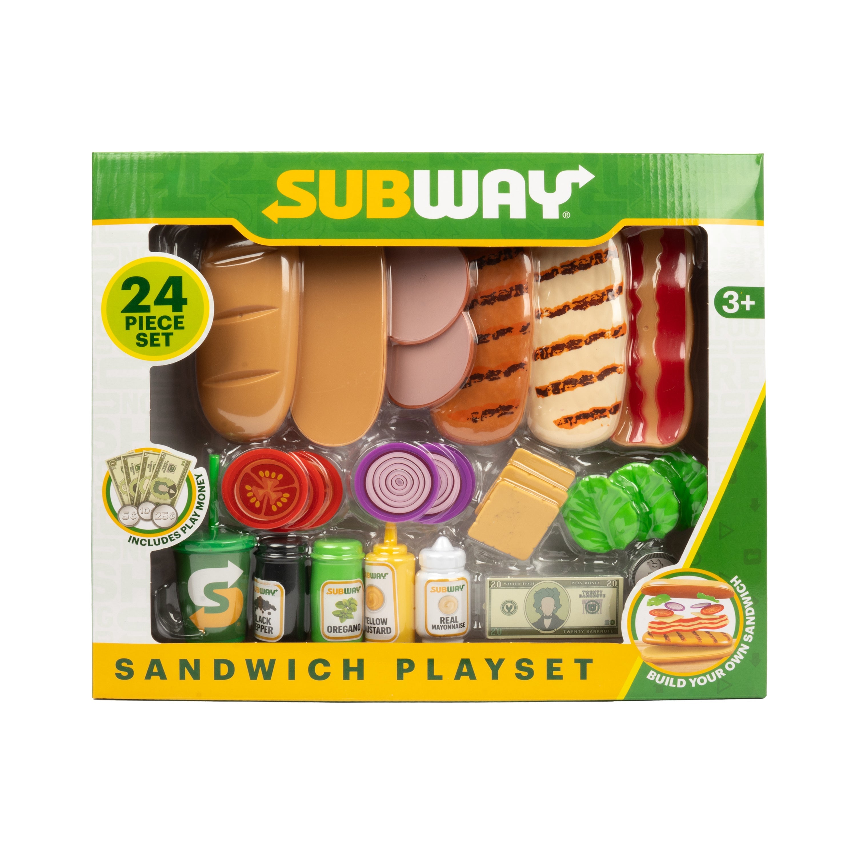 Juego de sándwiches Subway (Set de 24 piezas)