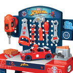 Spider-Man Tool Bench Playset with Take Apart Car (55 Pieces)