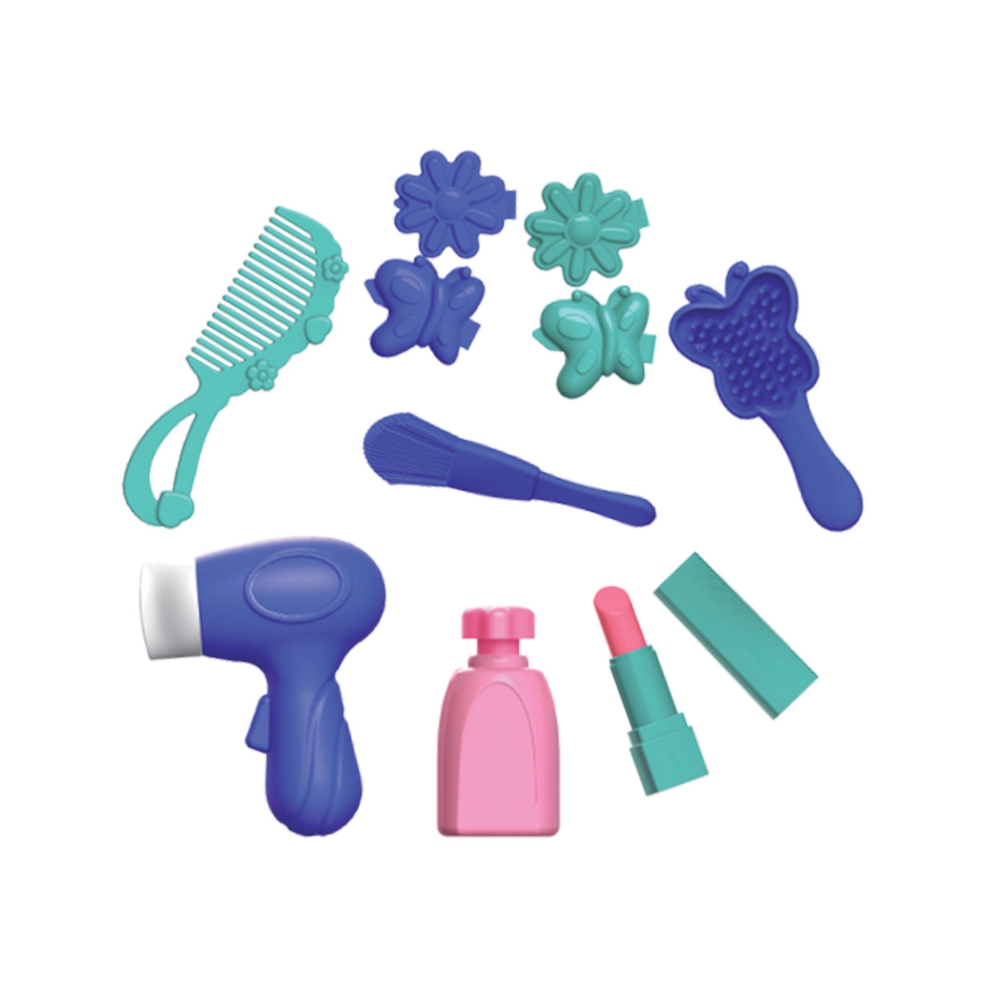 Juego de equipaje tocador de maquillaje (17 piezas)