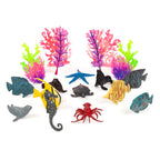 World of Animals Marine sea Figurine Playset, 20 pcs