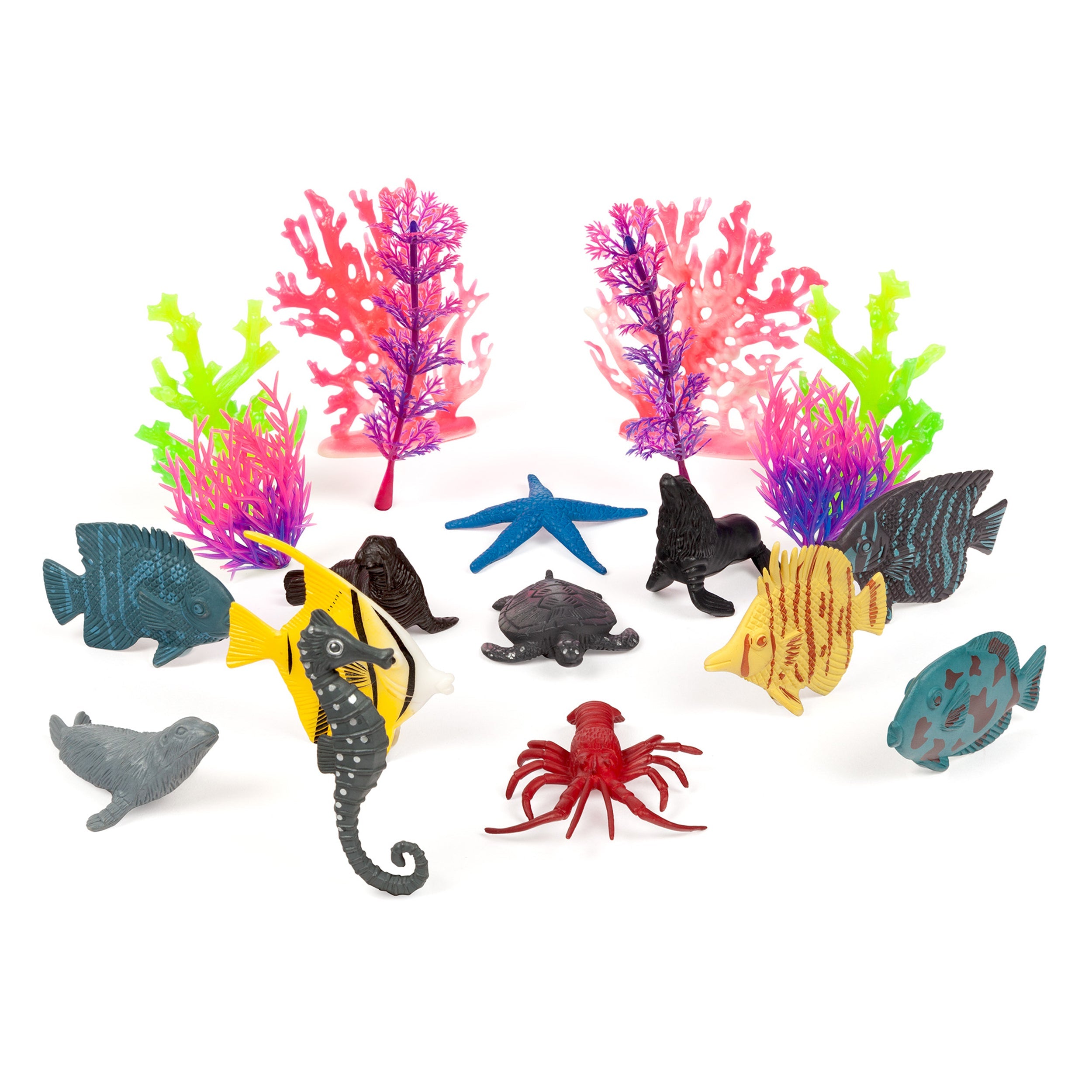 World of Animals Marine sea Figurine Playset, 20 pcs