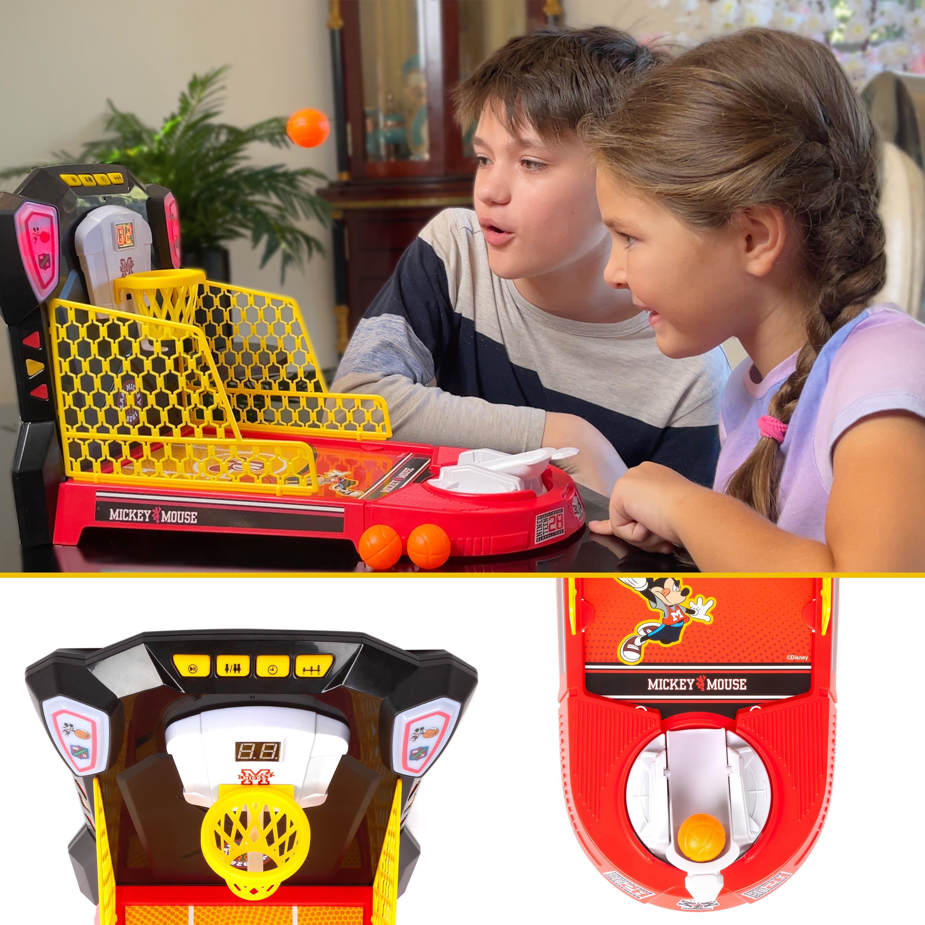 Mickey Mouse Electronic Tabletop Basketball Playset