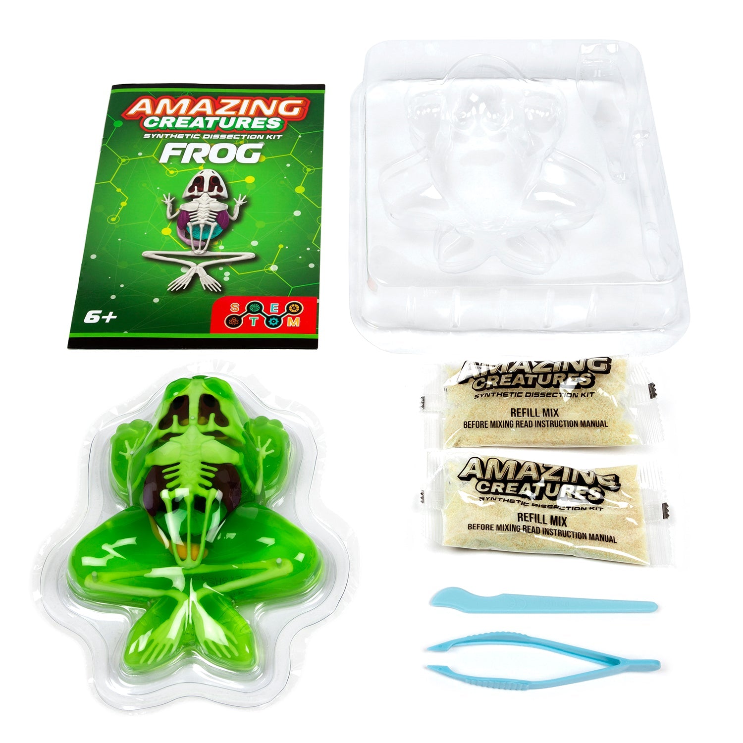 Amazing Creatures Frog Synthetic Dissection Kit - STEM – World