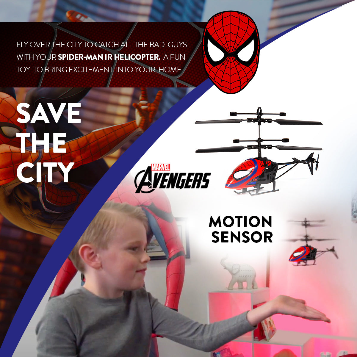 Spider-Man Remote Control 2CH Helicopter