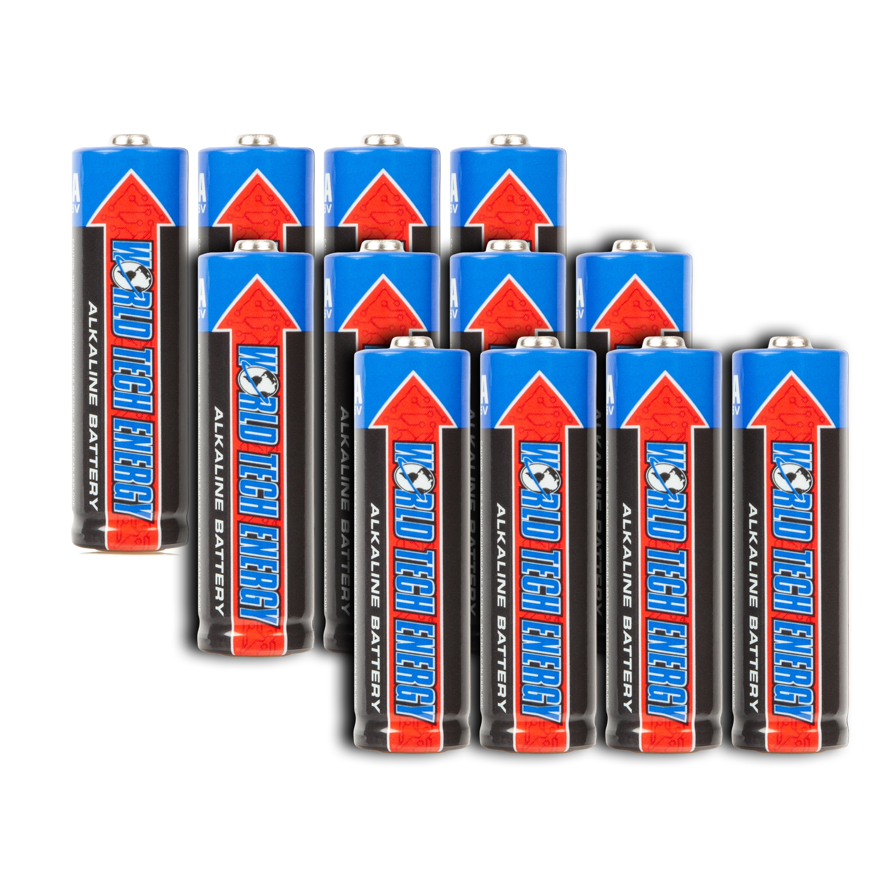 12 pilas alcalinas AA de 1,5V