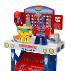 Transformers Rescue Bots Academy Tool Bench Playset with Take Apart Robots (68 Pieces)