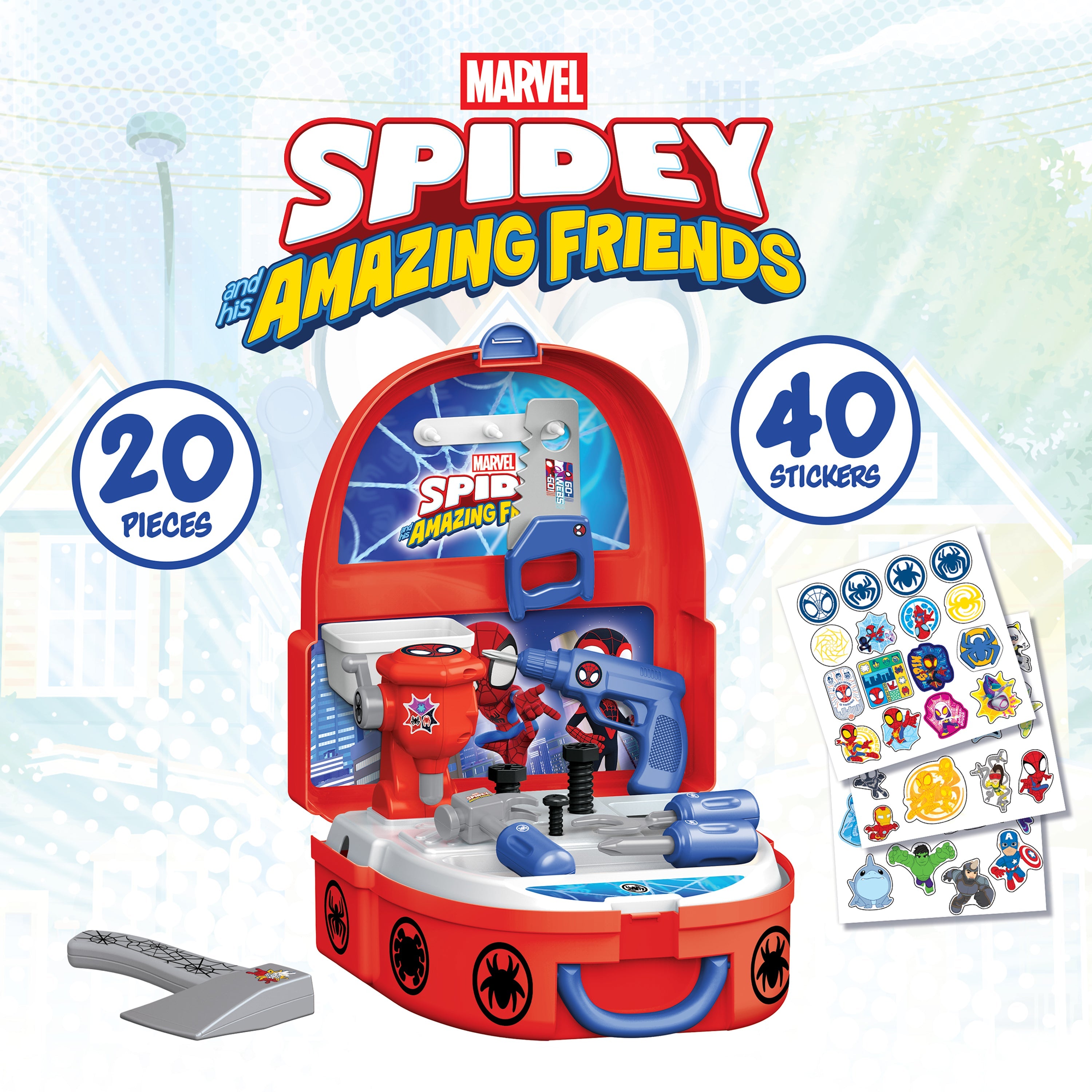 Spidey And His Amazing Friends Handyman Backpack Playset – World