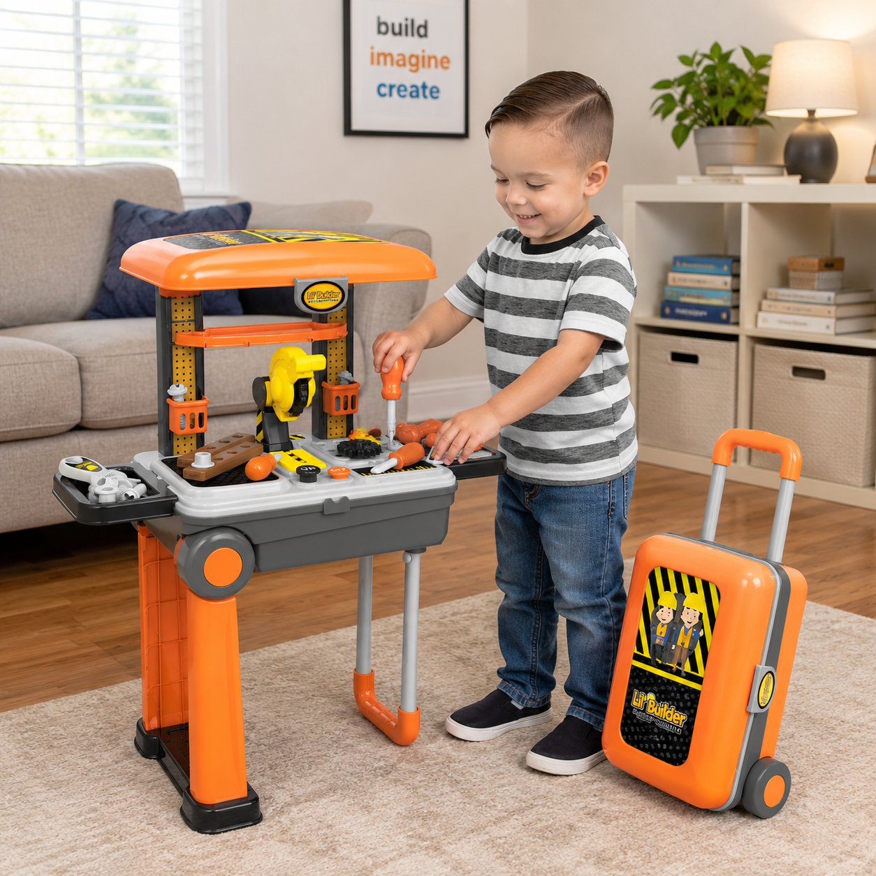 Juego de maletas Pequeño Constructor (36 piezas)