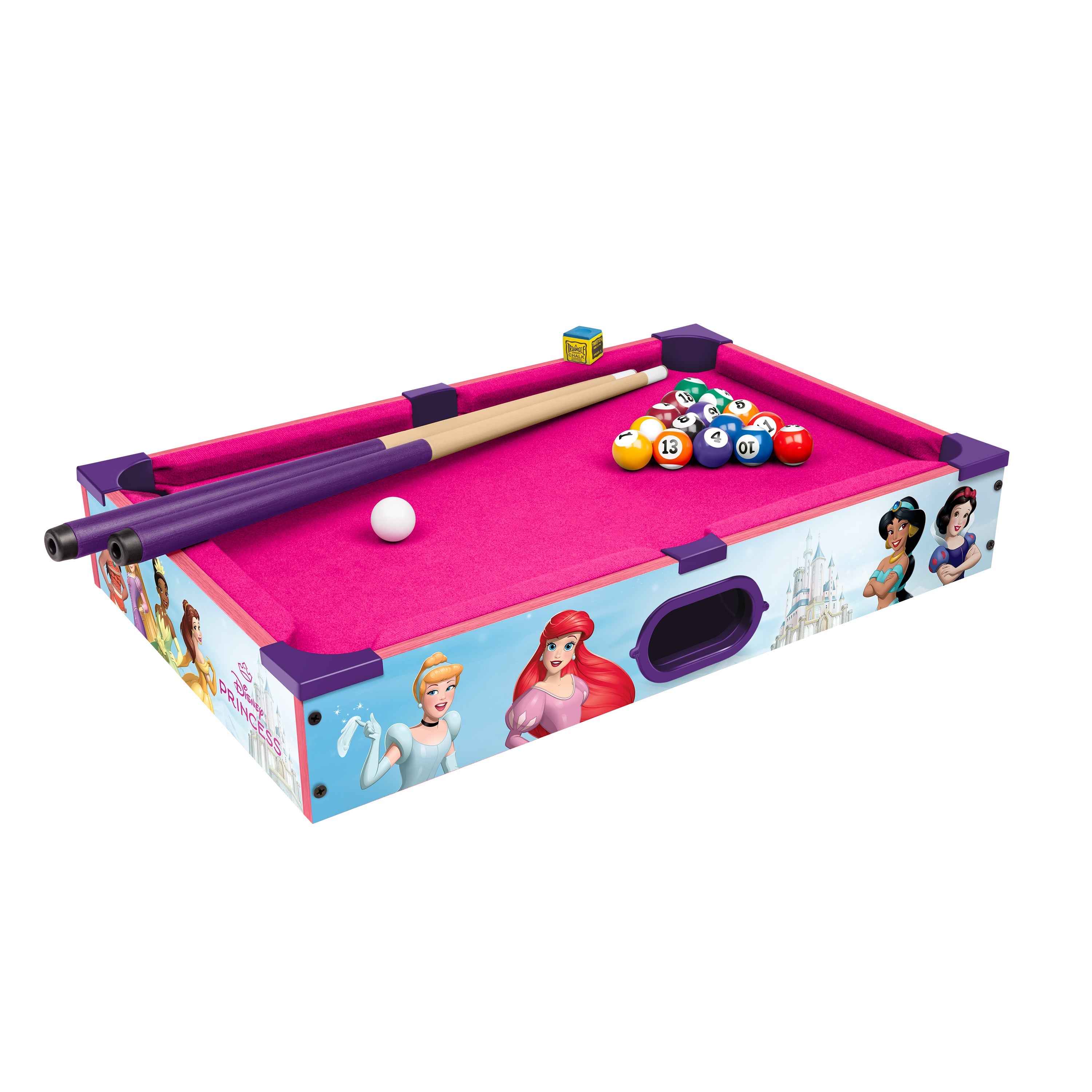 Disney Princess Wooden Tabletop Pool Table