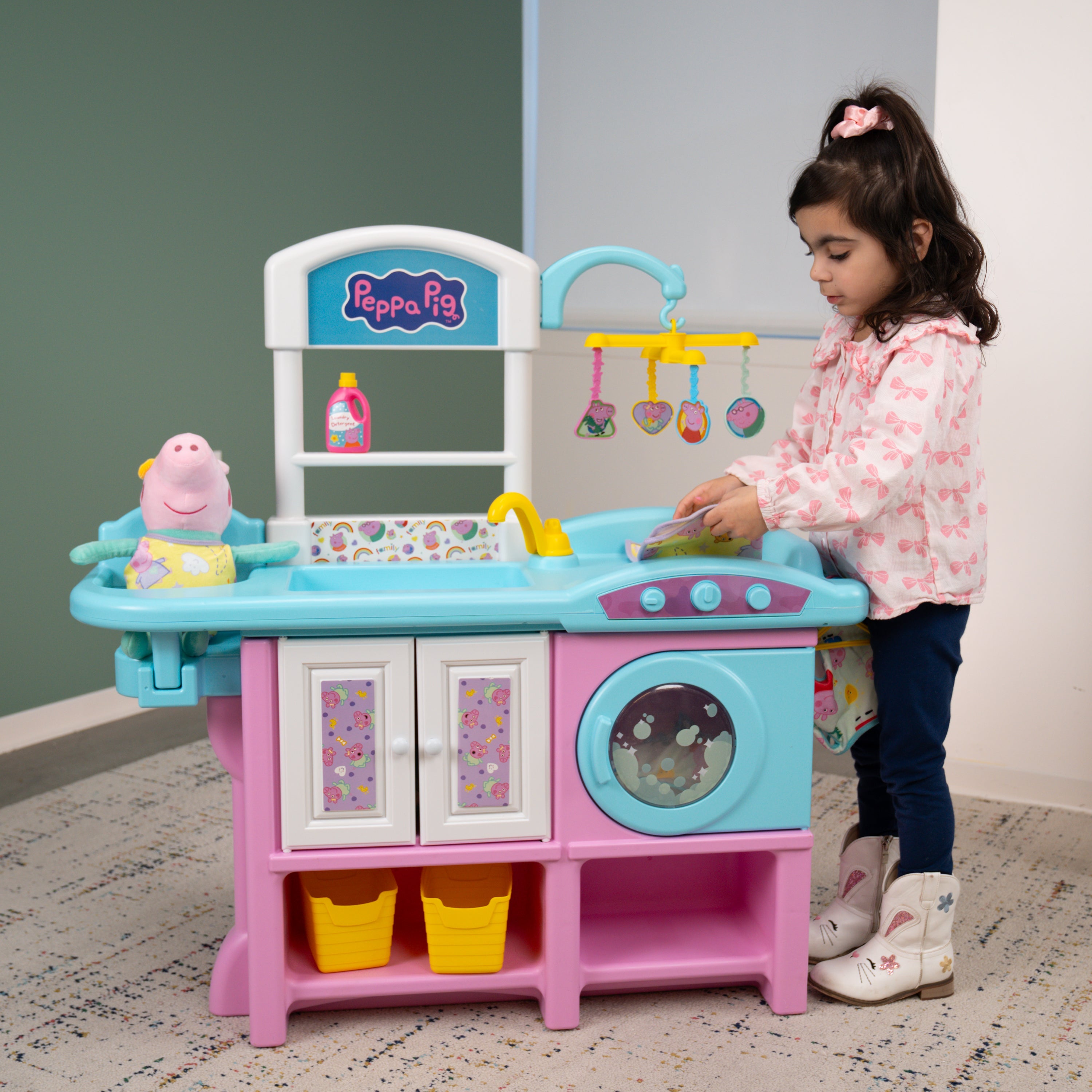 Set de lavandería para la guardería de Peppa Pig Baby Evie Pig