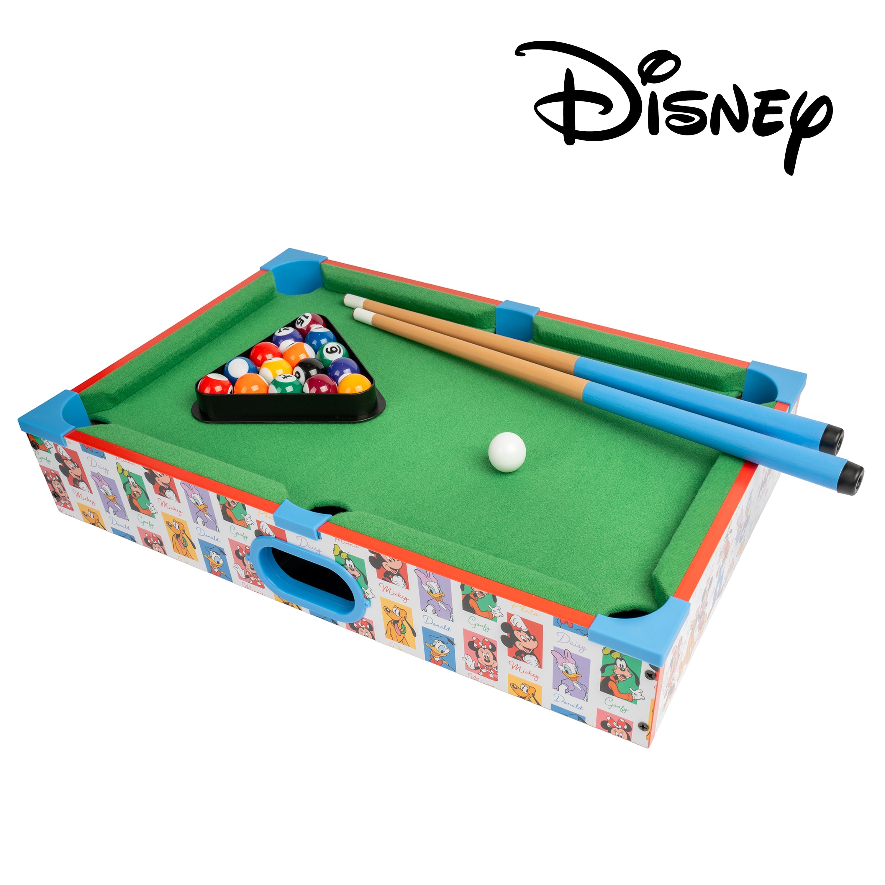 Mesa de billar de madera de Mickey y sus amigos