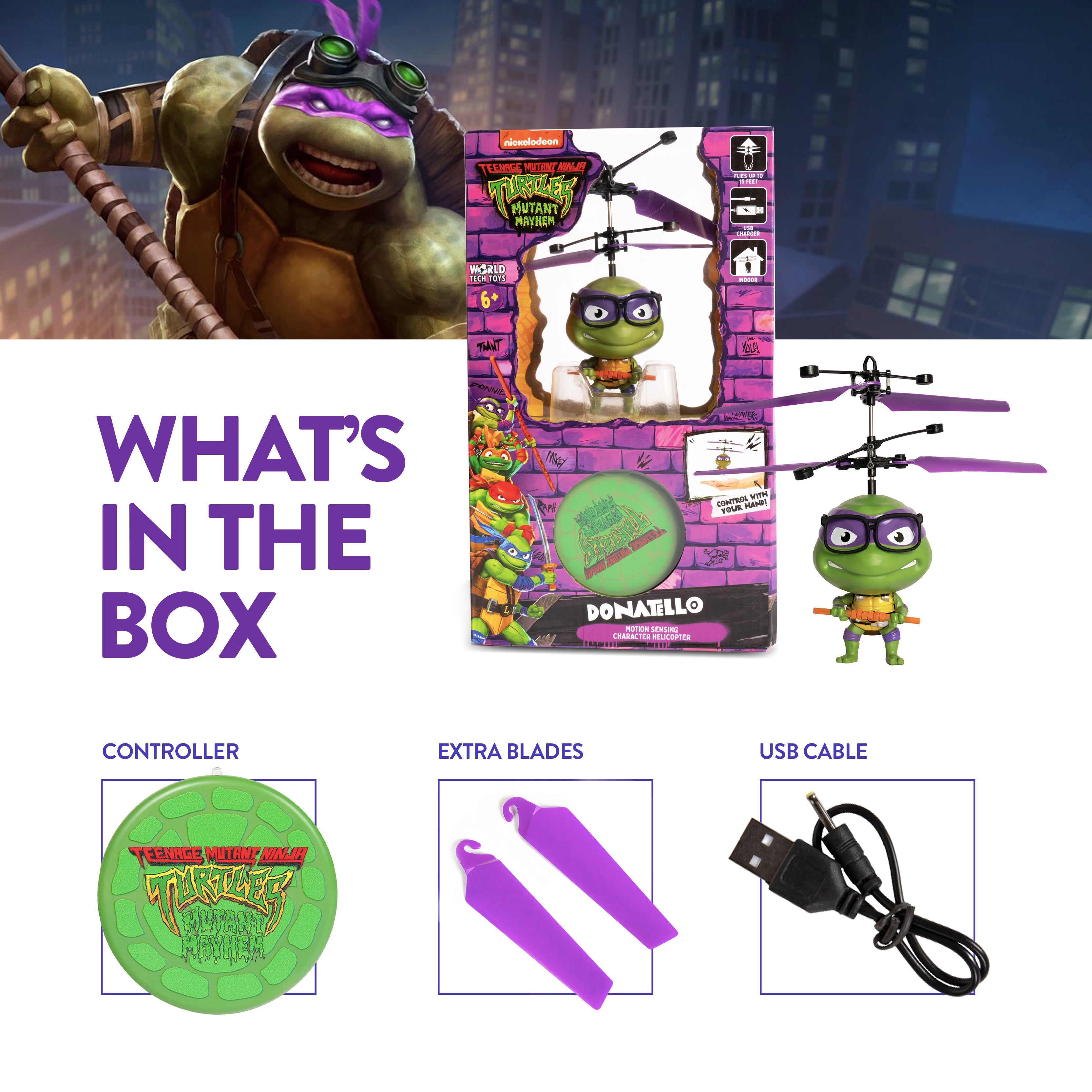 TMNT Caos Mutante Donatello OVNI cabezón
