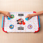 Disney Mickey Mouse Electronic Wooden Tabletop Air Hockey