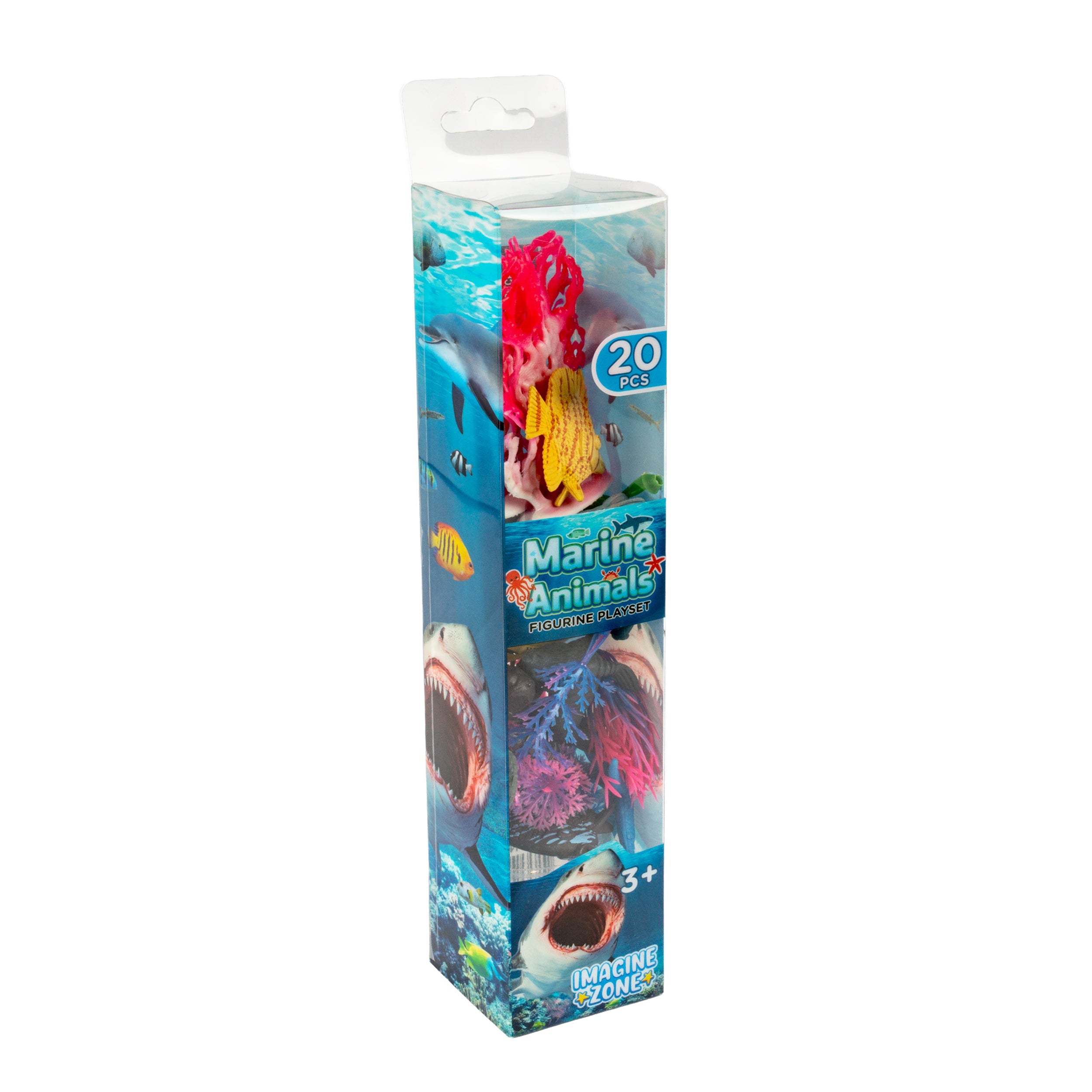 World of Animals Marine sea Figurine Playset, 20 pcs