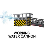 Big Kid's Fire Department Friction Ladder Fire Truck (1:10 scale) - Working Water Hose