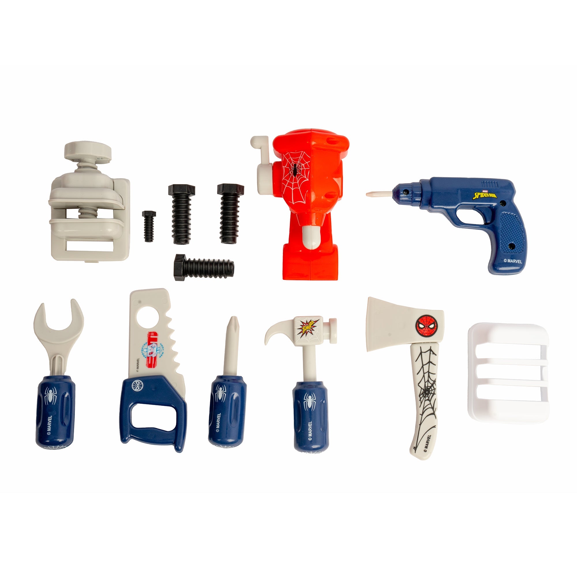 Juego de herramientas de 17 piezas para equipaje de Spider-Man Handyman