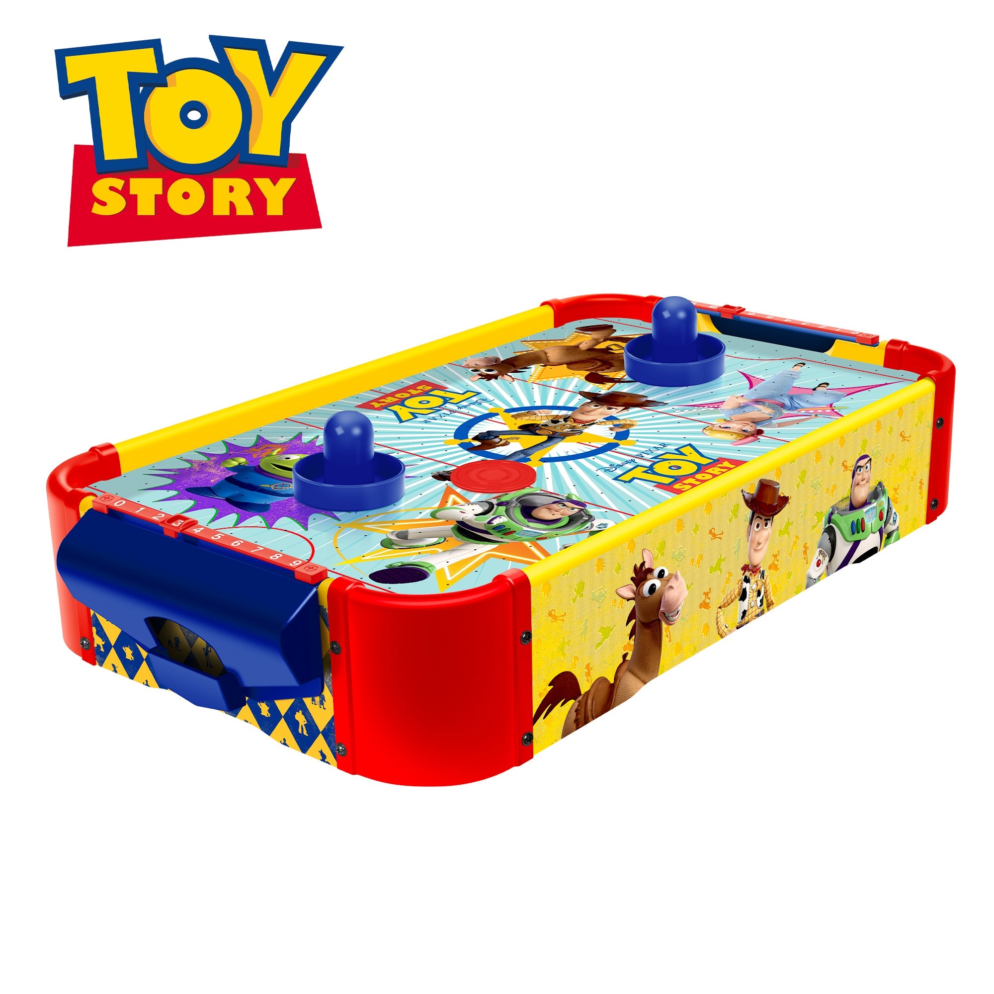 Mesa de hockey de aire de madera Toy Story - Woody y Buzz Lightyear