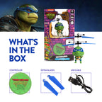 TMNT Caos Mutante Leonardo Ovni Cabezón