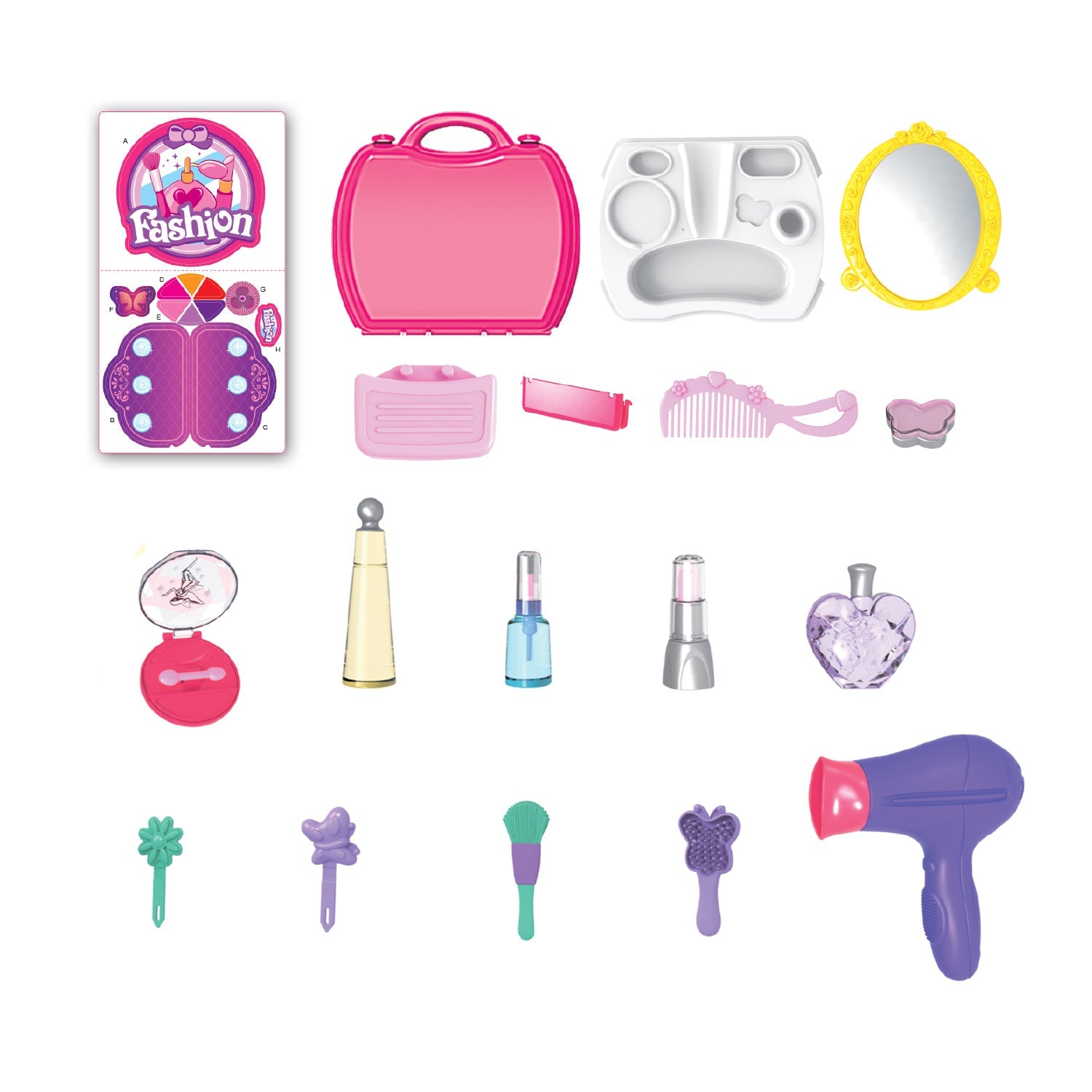 21 Piece Dream Make Up Suitcase Playset