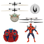 Spider-Man Flying Figure & Baby Yoda Big Head Bundle