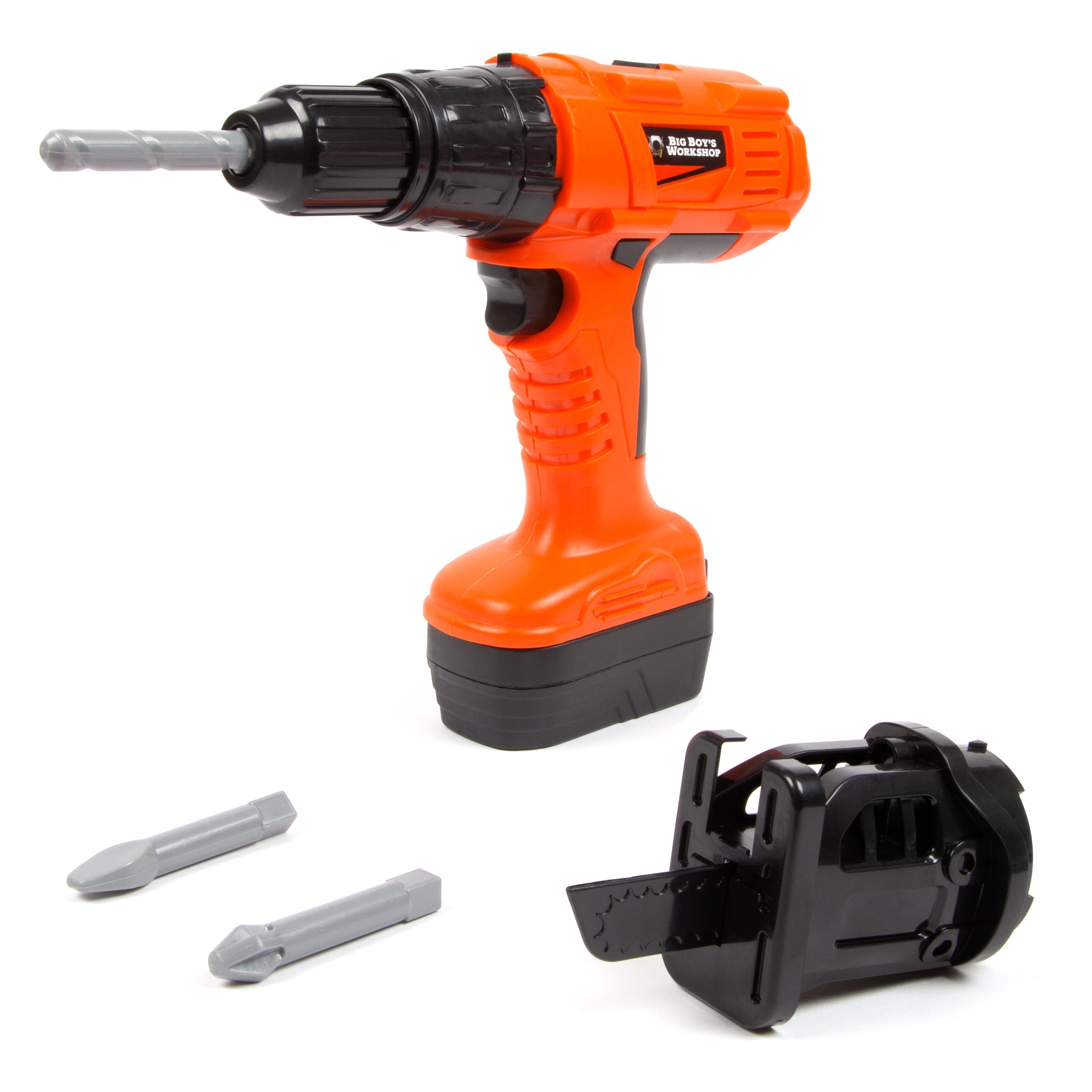 Big Boy's Workshop 20-Piece Electric Toy Power Drill Playset