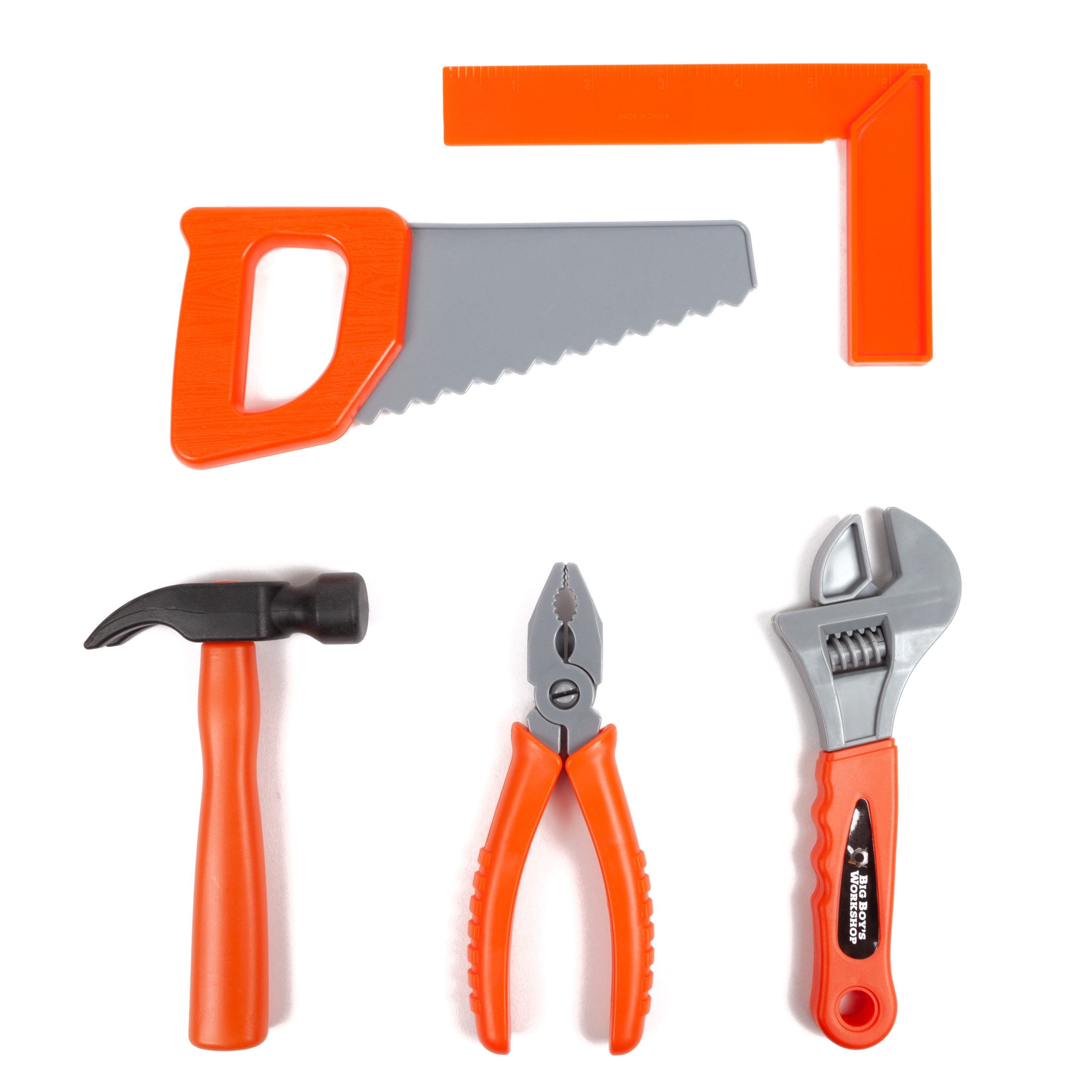 Big Boy's Workshop 28-Piece Tool Backpack Playset