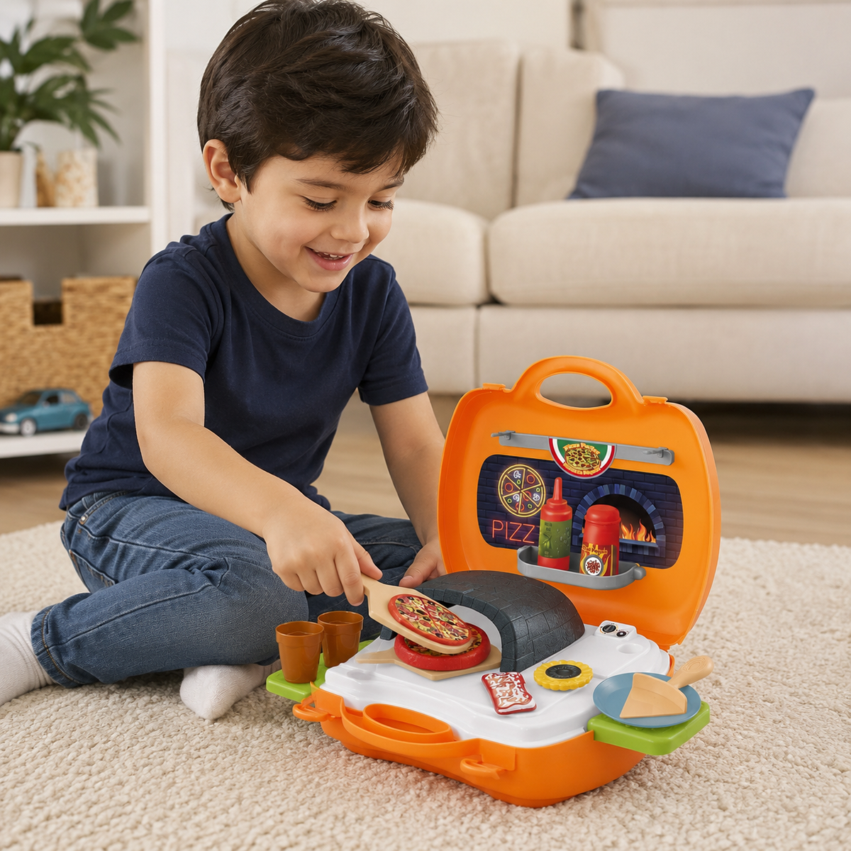 Set de juego Cocina de pizzería (23 piezas)
