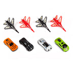 Conjunto de juego lanzador de acrobacias Cruisers Diecast de 19 piezas