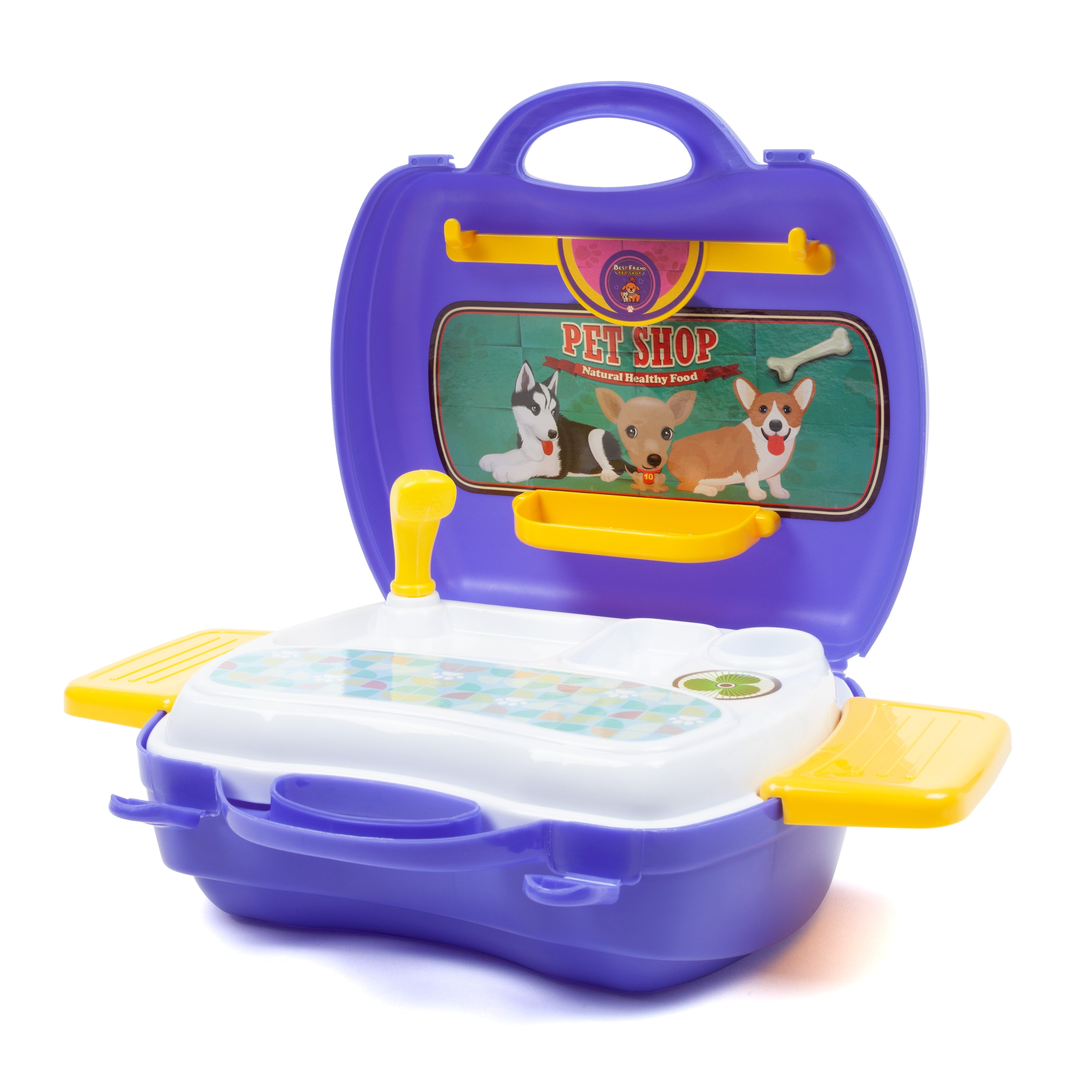 Dream Pet Grooming 16 Piece Suitcase Playset – World Tech Toys