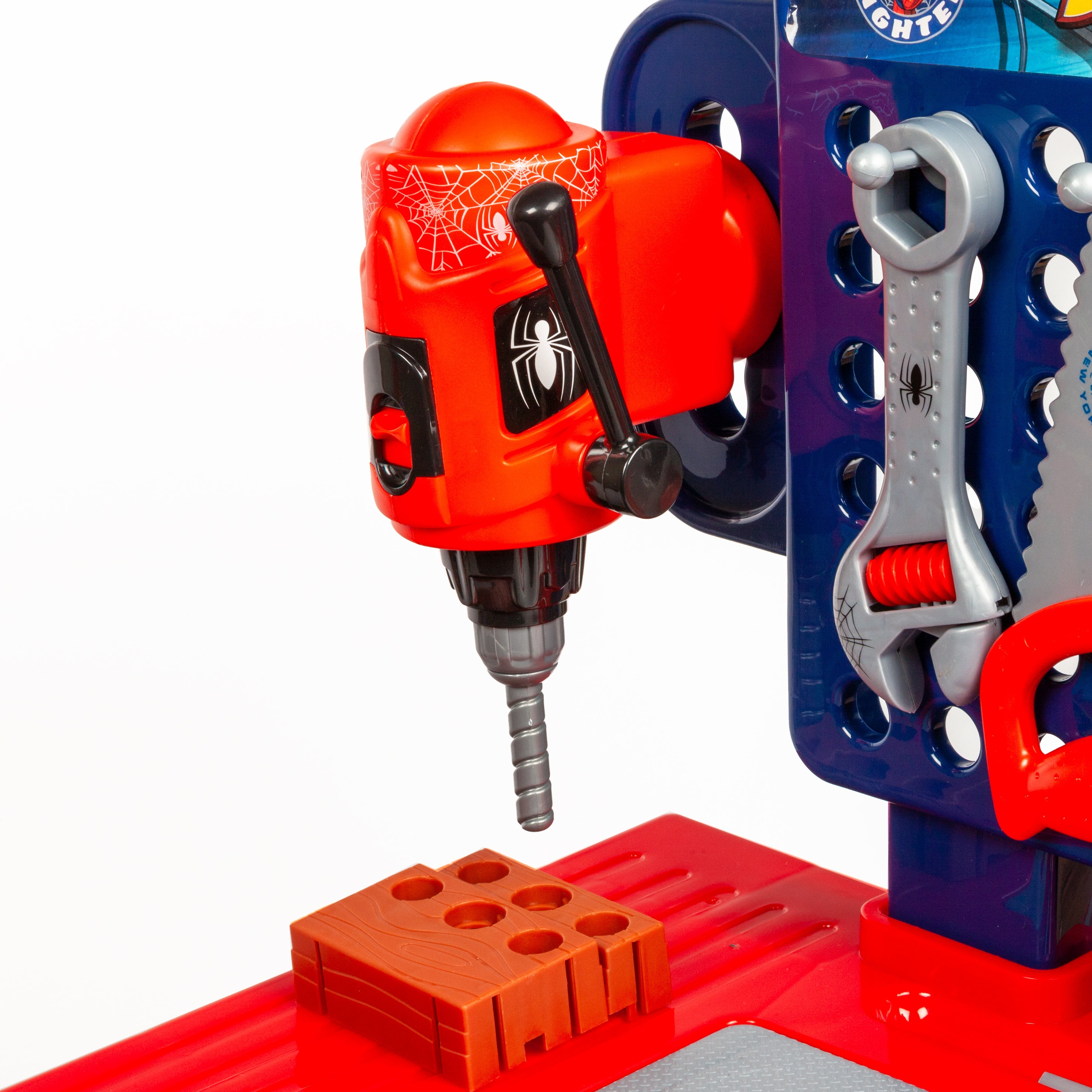 Spider-Man & Spidey Tool Bench Playsets with Take Apart Car (55 Pieces)