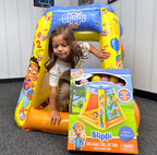 Tienda de piscina de bolas inflable de Blippi