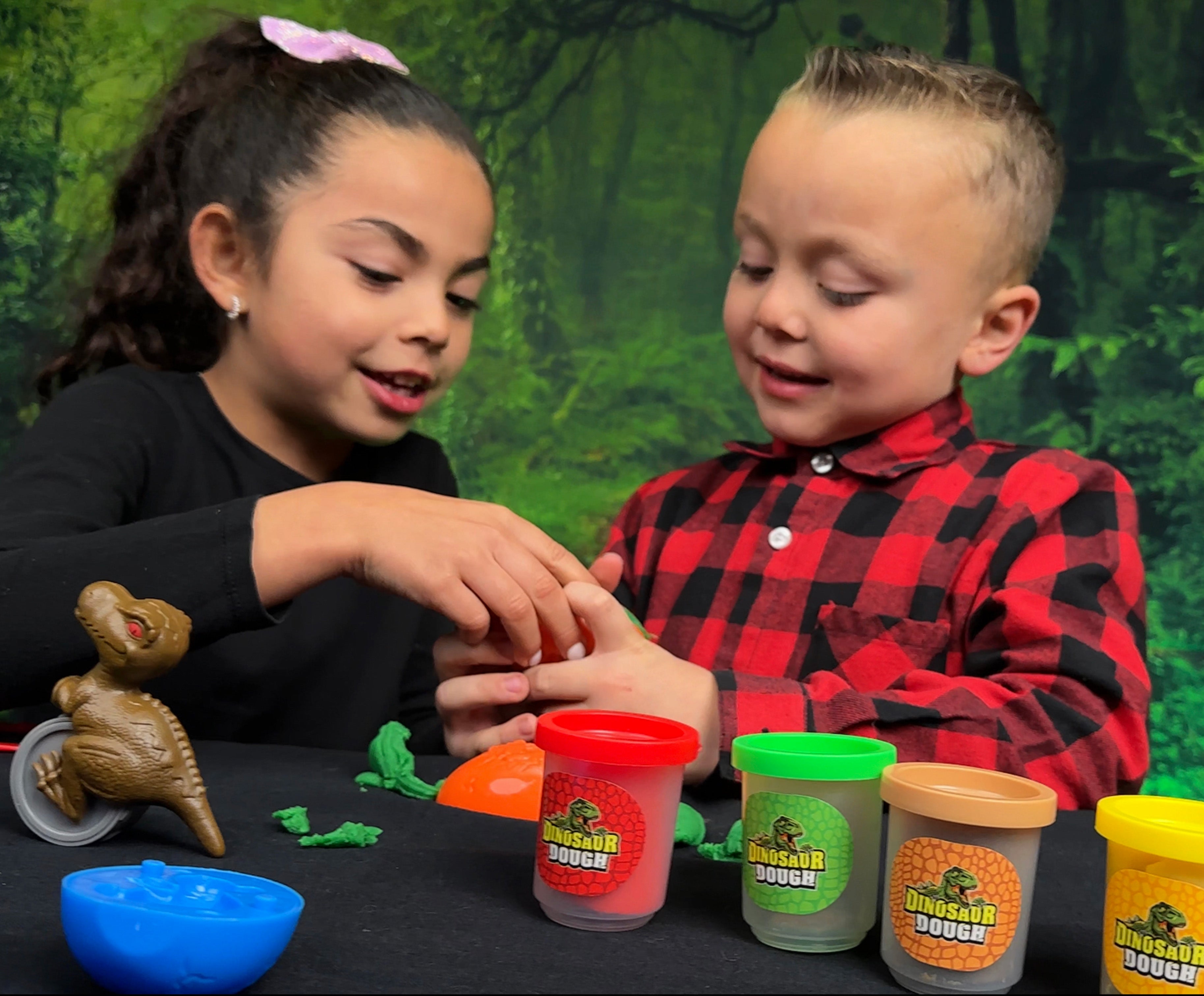 Juego de 12 piezas de plastilina de dinosaurios