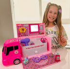 Set de juego "Autocaravana de Maquillaje Móvil" de 37 piezas