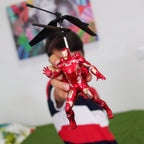 Figura voladora de Iron Man con control remoto